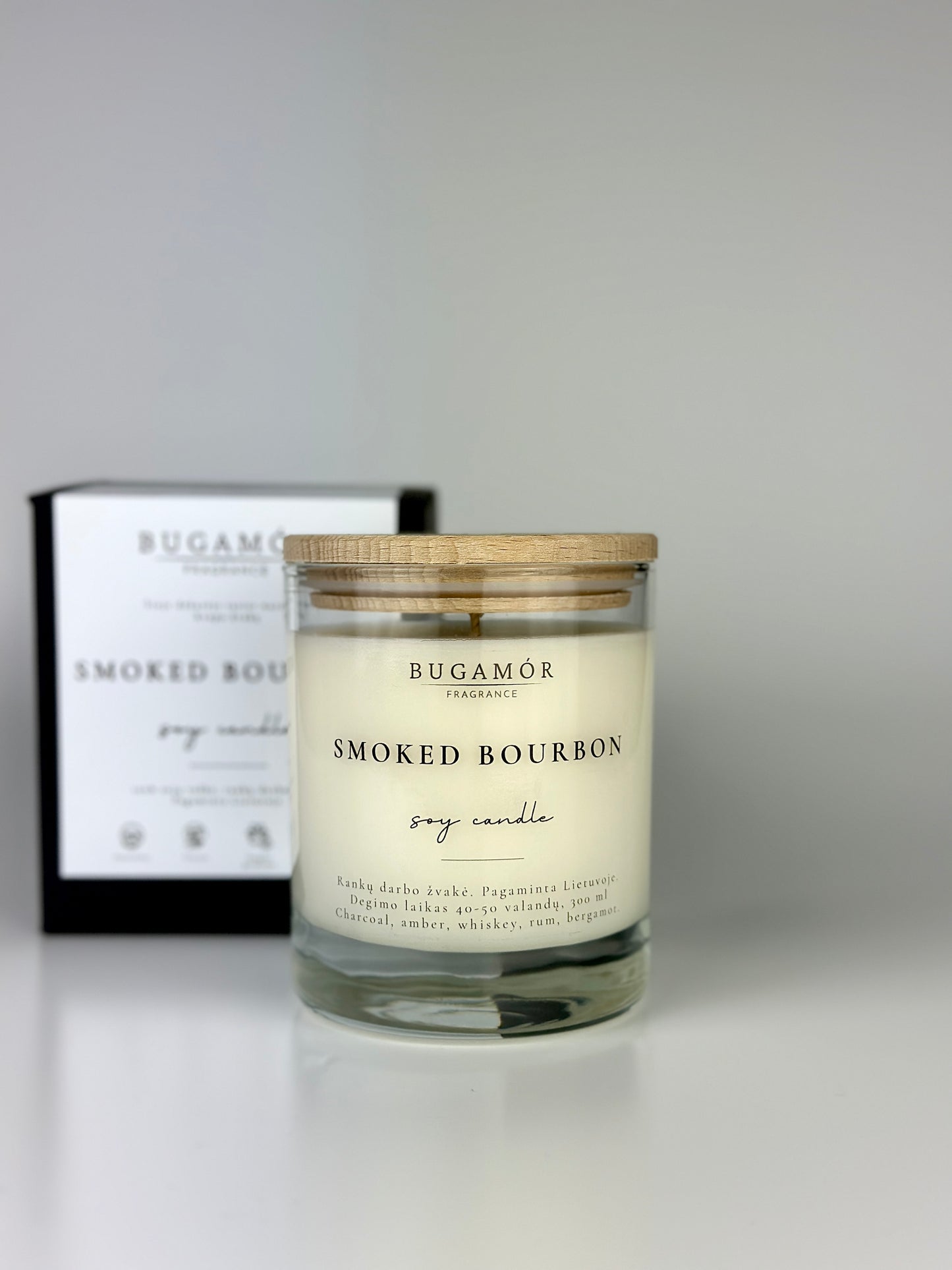 Aromatinė žvakė ,,Smoked Bourbon“ 300ml