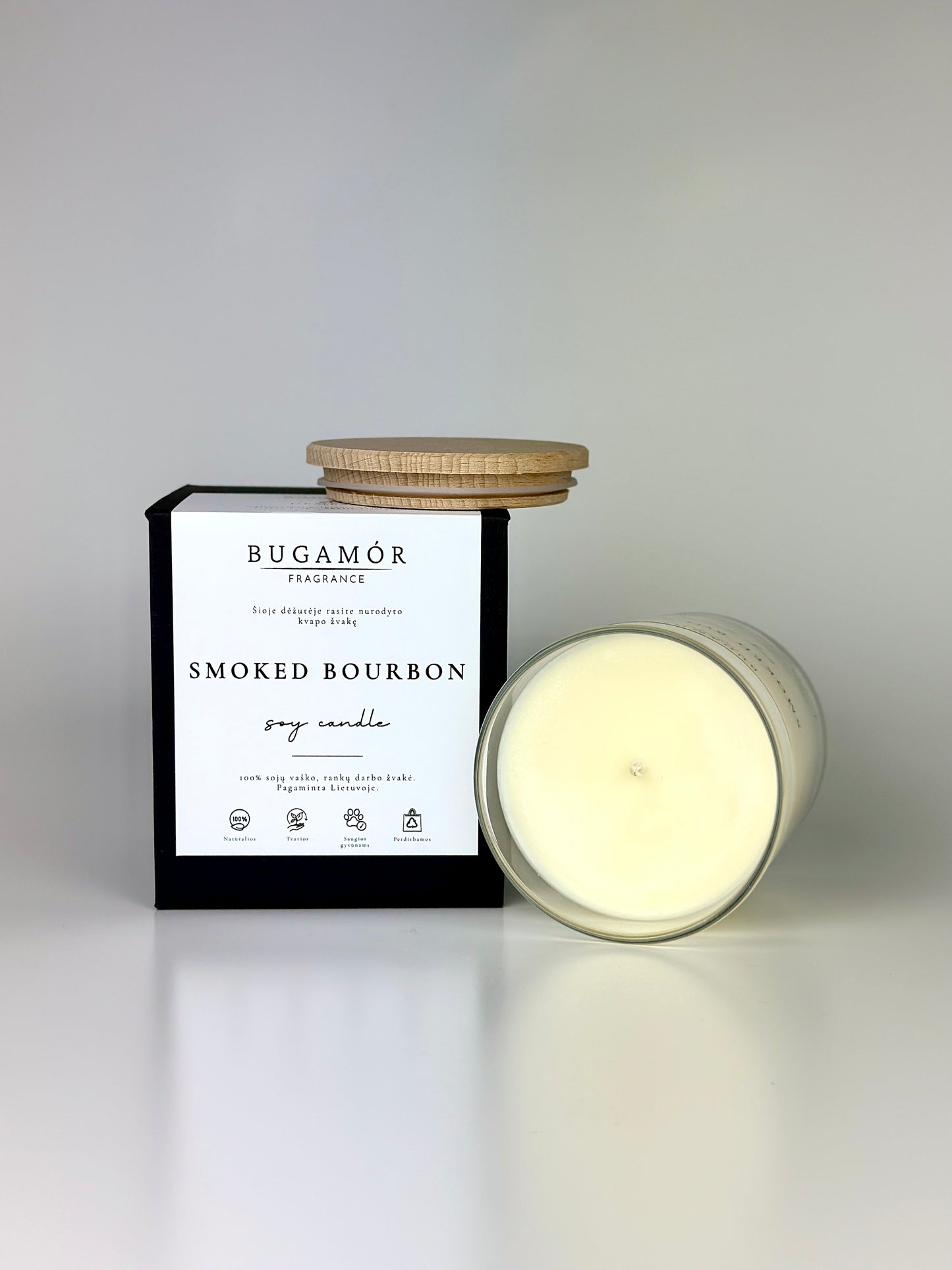 Aromatinė žvakė ,,Smoked Bourbon“ 300ml