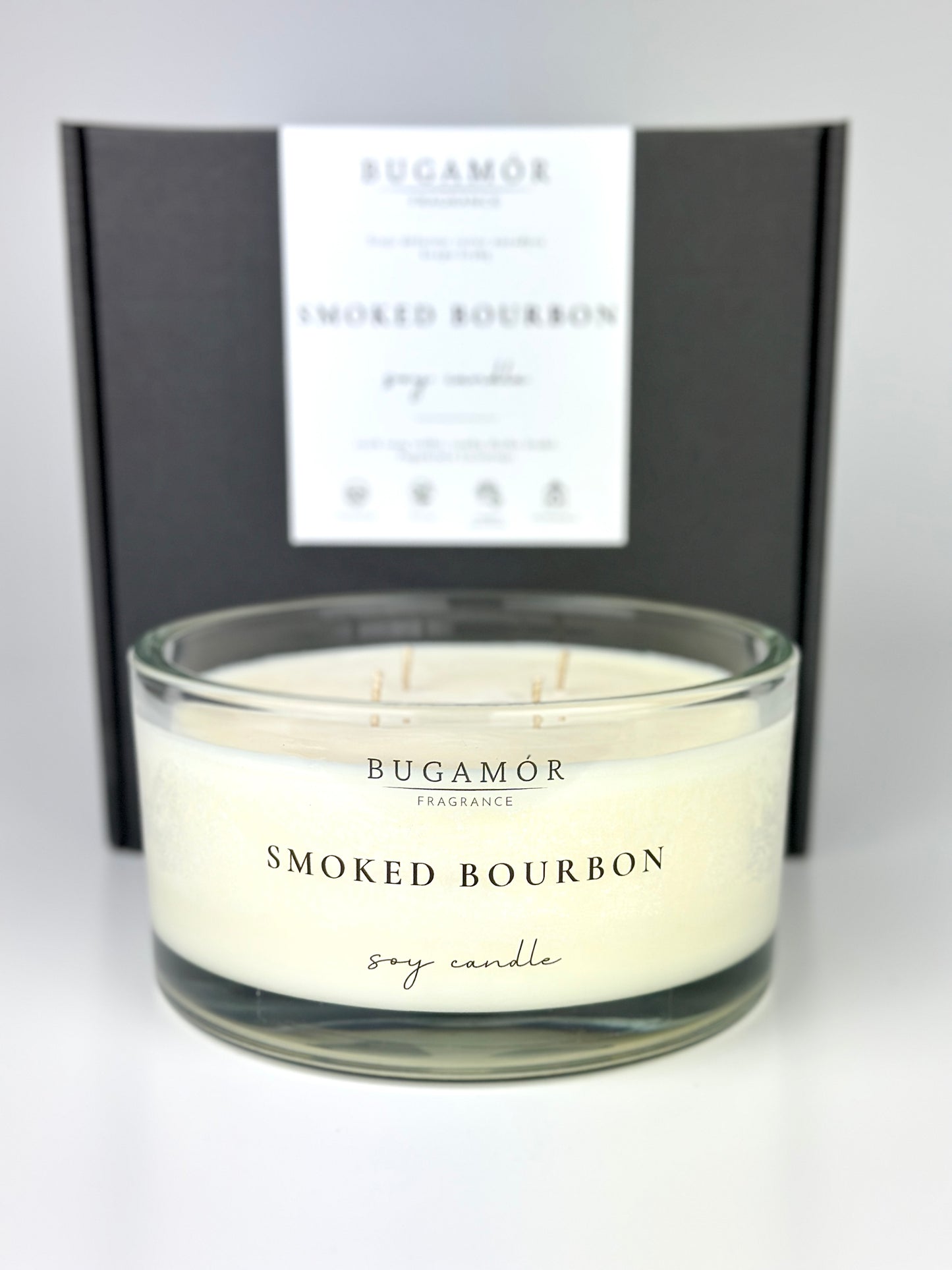 Didelio tūrio aromatinė ,,Bugamór" žvakė 600g