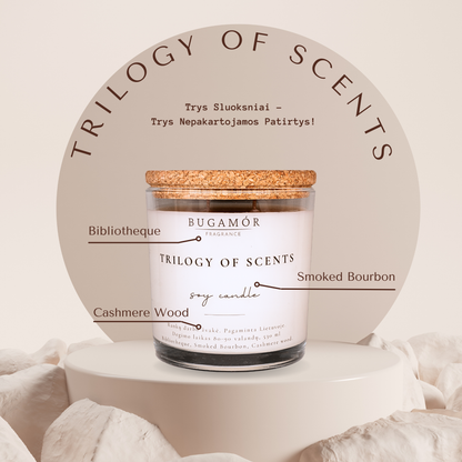 Aromatinė žvakė ,,Trilogy Of Scents“ 300ml